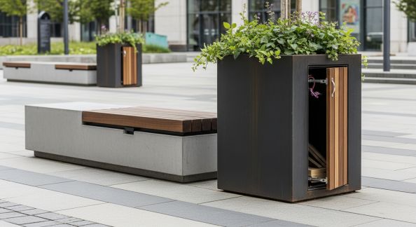 Mobilier Urbain : Intégrer des Rangements dans un Style Contemporain