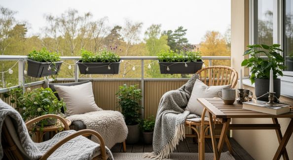 Décorez Votre Balcon avec une Touche Scandinave