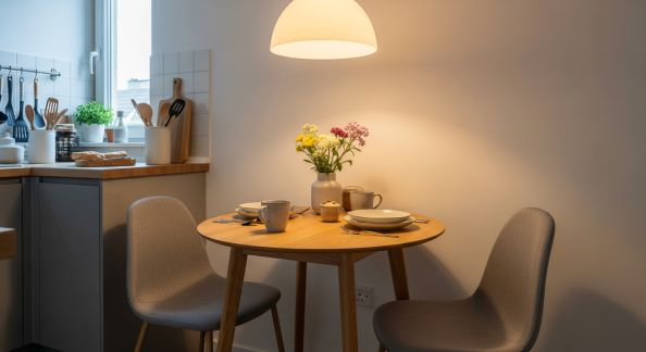 Aménager un coin repas convivial dans une petite cuisine