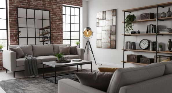 Comment intégrer le style industriel dans votre salon moderne