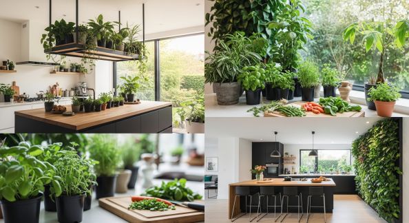Tendance Biophilique : Ajouter du Végétal à l’Aménagement Cuisine
