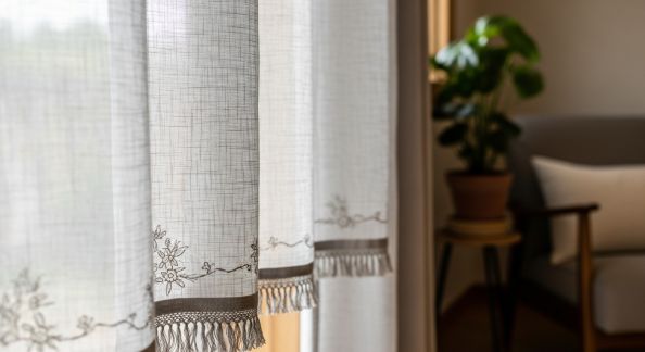 DIY : Confectionner des Rideaux Originaux avec du Lin