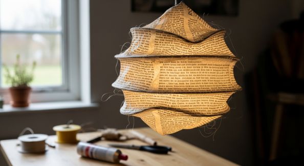 DIY : Comment Faire une Suspension Lumineuse en Papier