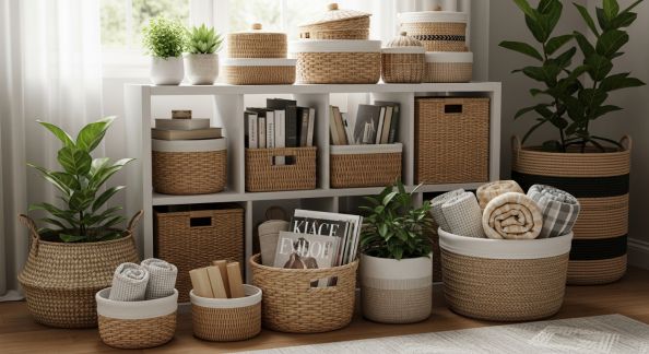 Paniers et Corbeilles : Organisation avec Style