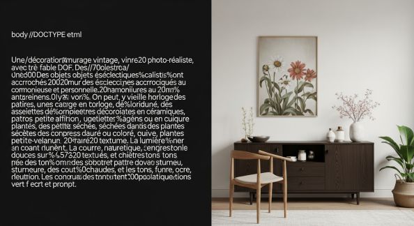 Décoration murale vintage : idées pour personnaliser vos espaces