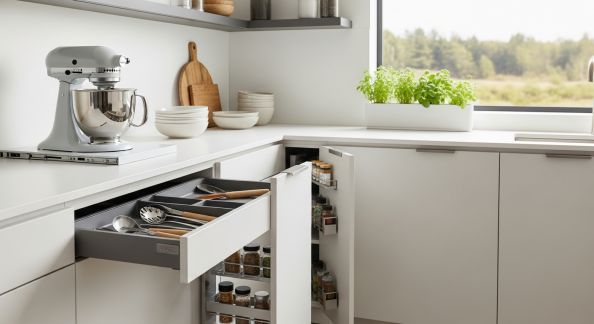 Idées de Rangement Innovantes : Finis le Désordre en Cuisine