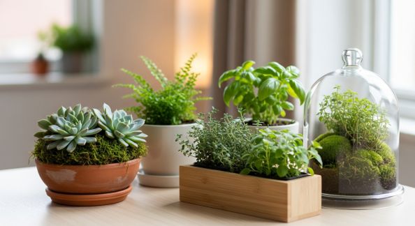 Mini-Jardins d'Intérieur : Vert Tout au Long de l'Année