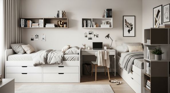 Maximiser l'Espace dans une Chambre Partagée