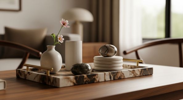 Plateaux Décoratifs : Du Fonctionnel au Design