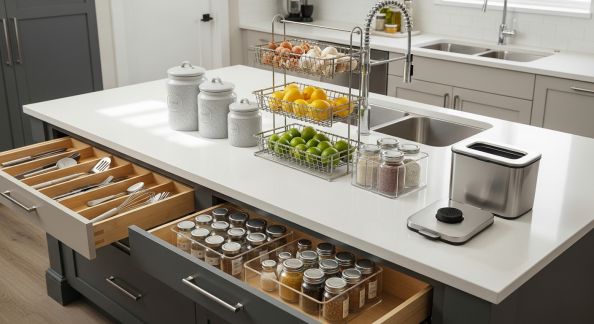Les Dernières Tendances de Rangements pour une Cuisine Bien Organisée