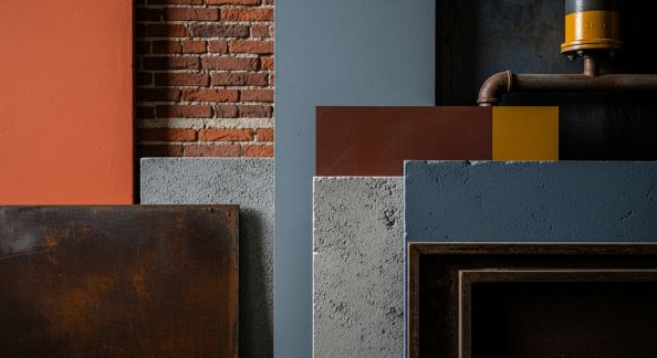 Les couleurs emblématiques du style industriel