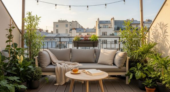 Créer un espace de détente extérieur sur une petite terrasse