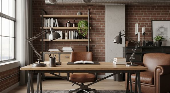 101 idées pour un bureau industriel à la maison