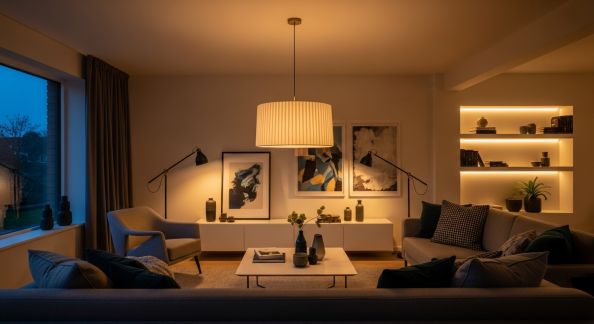 Eclairage design : transformer l'atmosphère de votre salon