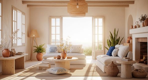 La Magie du Style Méditerranéen pour un Intérieur Lumineux
